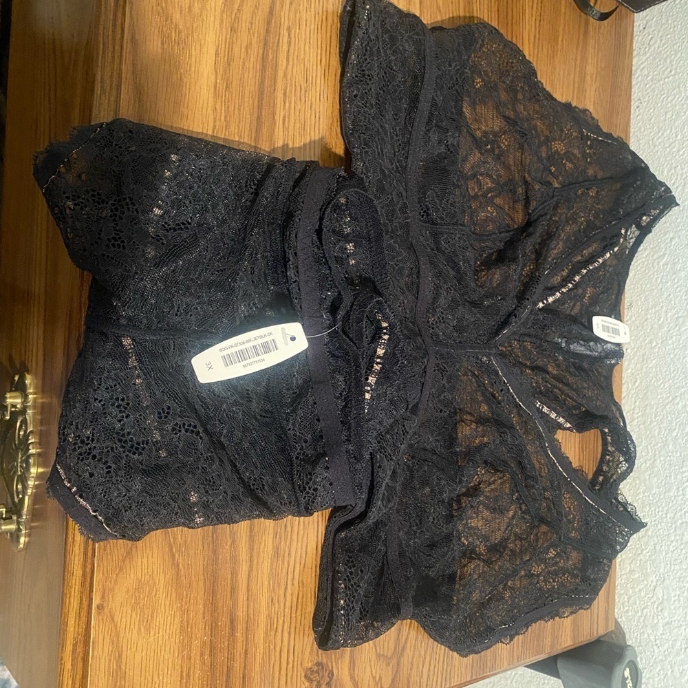 Adore Me Black Lace Bralette